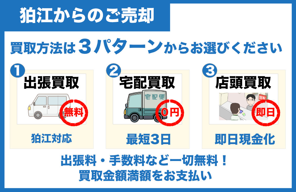 狛江からのご売却について